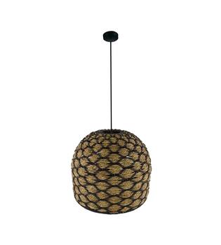Ceiling light seagrass 38x38x30cm