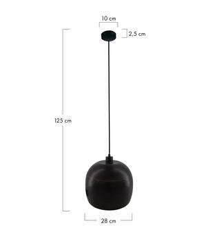 Ceiling light metal 28x28x25cm