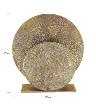 Table lamp metal 37x8x39cm - Goud