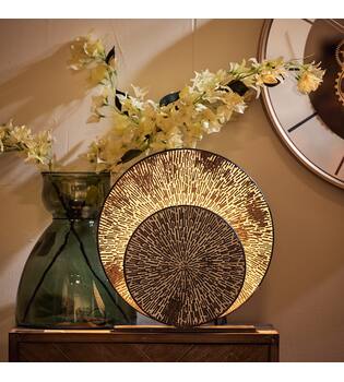 Table lamp metal 37x8x39cm - Goud