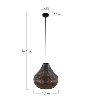 Ceiling light metal 31.5x31.5x27.5cm