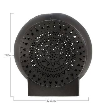 Table lamp metal 23.5x11x23.5cm - Black