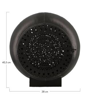 Table lamp metal 38x16.5x40.5cm - Black