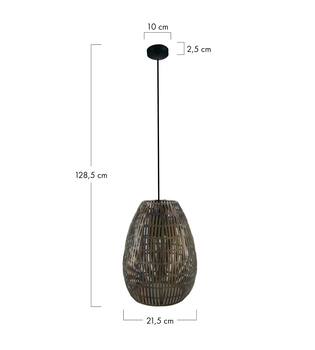 Ceiling light metal 21.5x21.5x28.5cm