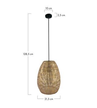 Ceiling light metal 21.5x21.5x28.5cm