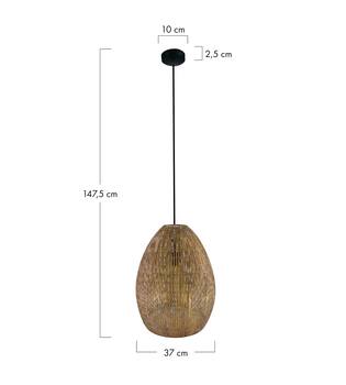 Ceiling light metal 37x37x47.5cm