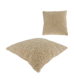 Cushion teddy polyester 45x45x8cm