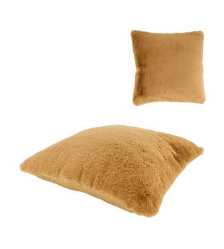 Cushion fur polyester 45x45x8cm