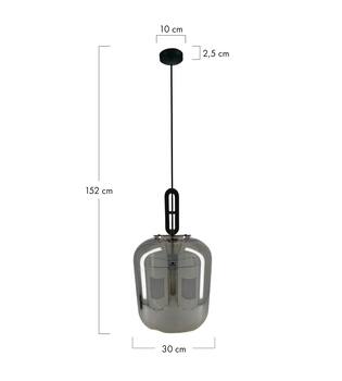 Ceiling light glass 30x30x52cm