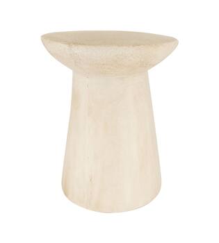Side table round magnesium 38x38x48cm - White