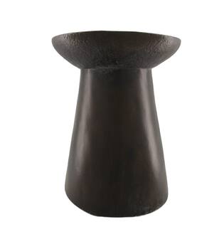 Side table round magnesium 38x38x48cm - Brown