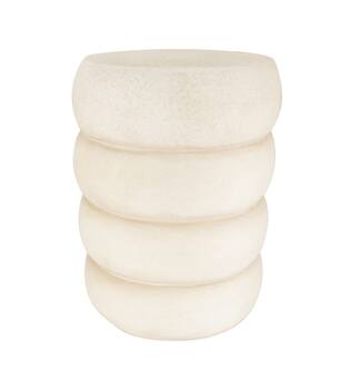 Side table round magnesium 38x38x48cm