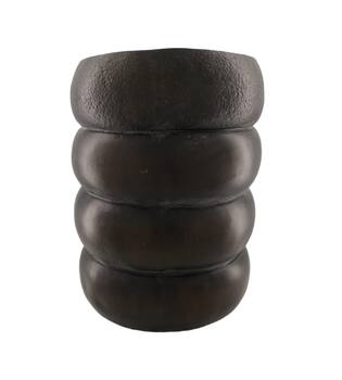 Side table round magnesium 38x38x48cm - Brown