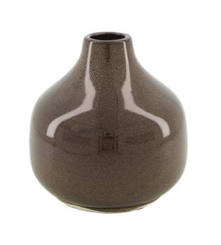 Vase ceramic 17.5x17.5x17.5cm - Brown