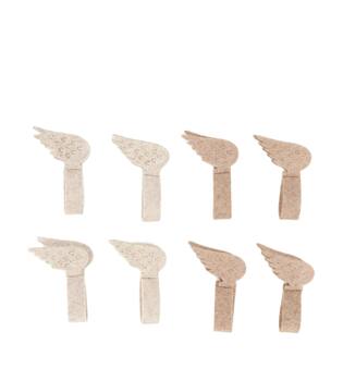 Napkin ring felt 23.5x1x7cm 4pc C/2
