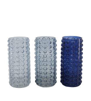 Vase glass 10.7x10.7x22cm C/3