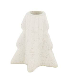 Dinnercandle holder tree ceramic 10x10x10.5cm