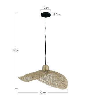 Ceiling light metal 42x42x6cm