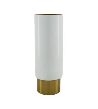 Vase metal 11.5x9.5x31cm