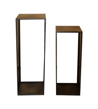 Side table metal 27x27x77cm S/2