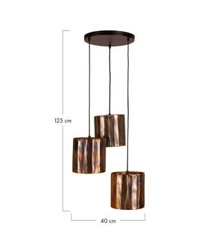 Ceiling light metal 40x40x125cm
