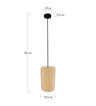 Ceiling light paper 19.5x19.5x32cm