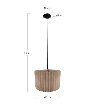 Ceiling light paper 45x45x33cm