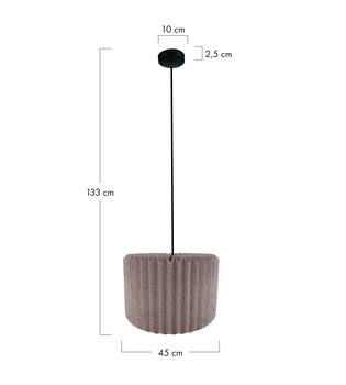 Ceiling light paper 45x45x33cm