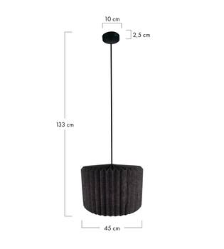 Ceiling light paper 45x45x33cm