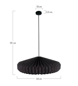 Ceiling light paper 54x54x21cm