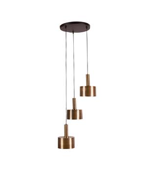 Ceiling light metal 39x39x150cm - Gold
