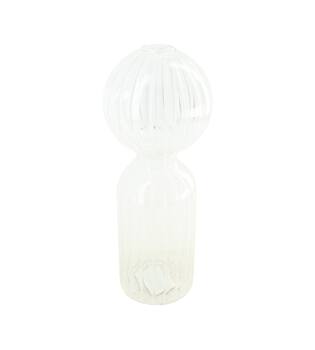 Vase glass 10x10x25cm