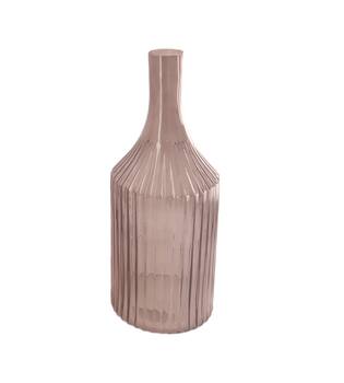 Vase glass 14.5x14.5x35cm