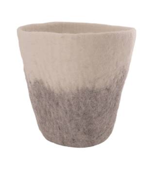 Basket wool 18x18x18cm