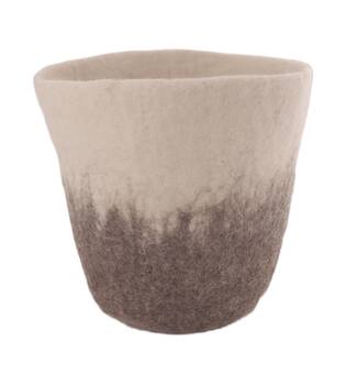 Basket wool 18x18x18cm