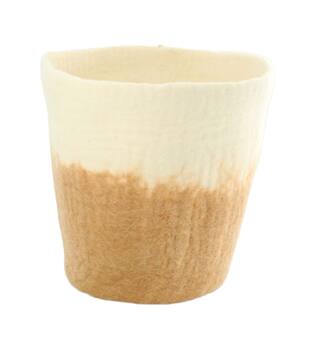 Basket wool 24x24x24cm