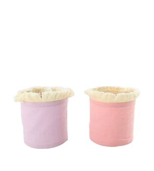 Tealight holder fabric 10x10x10cm C/2