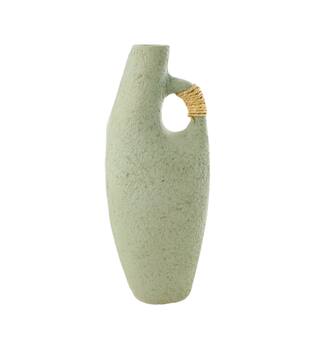 Vase paper mache 14x12x37cm
