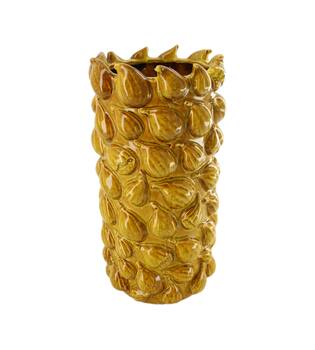 Vase fig ceramic 18x18x35.5cm - Yellow