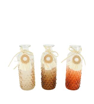 Bottle glass with hanger 5.5x5.5x16.5cm C/3