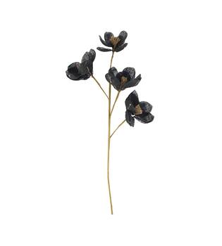 Branch magnolia jute 77x30x10cm - Black
