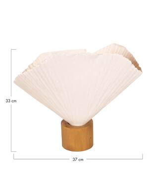 Table lamp paper mache 37x17x33cm