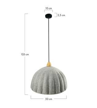 Ceiling light felt 50x50x35cm