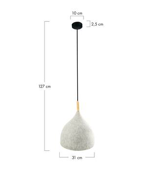 Ceiling light felt 31x31x27cm