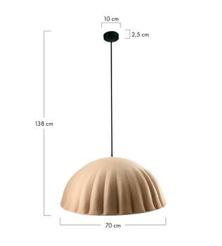 Ceiling light felt 70x70x38cm