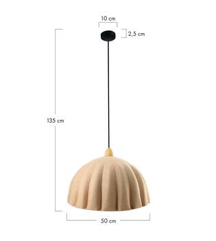 Ceiling light felt 50x50x35cm
