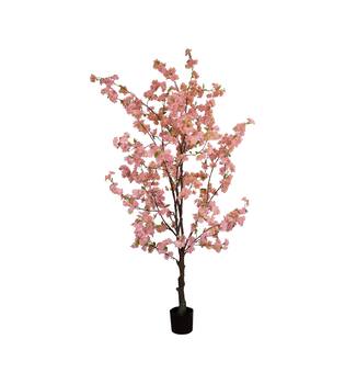 Tree peach blossom artificial 100x80x200cm - Pink