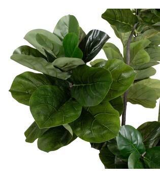 Plant ficus lyrata artificial 100x90x230cm - Green