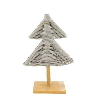 Tree paper rope 28x10x38cm - Grey