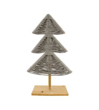 Tree paper rope 35x11.5x58cm - Grey